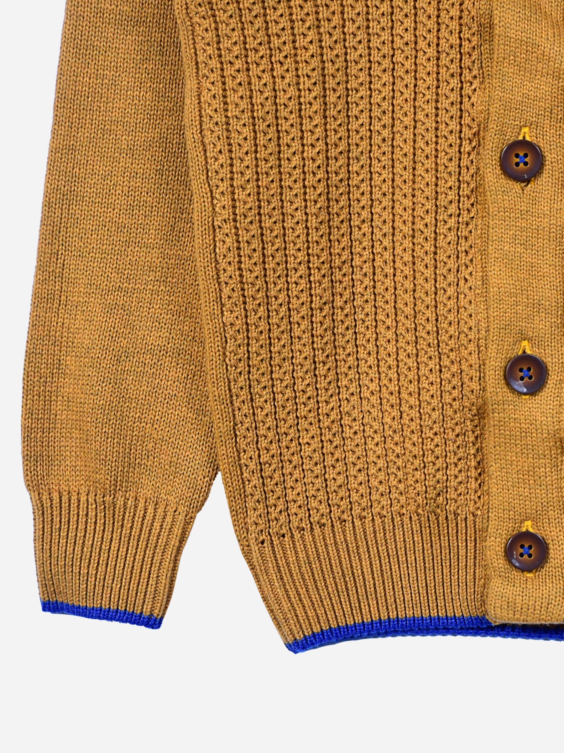 Mustard Casual Shawl Collar Cardigan