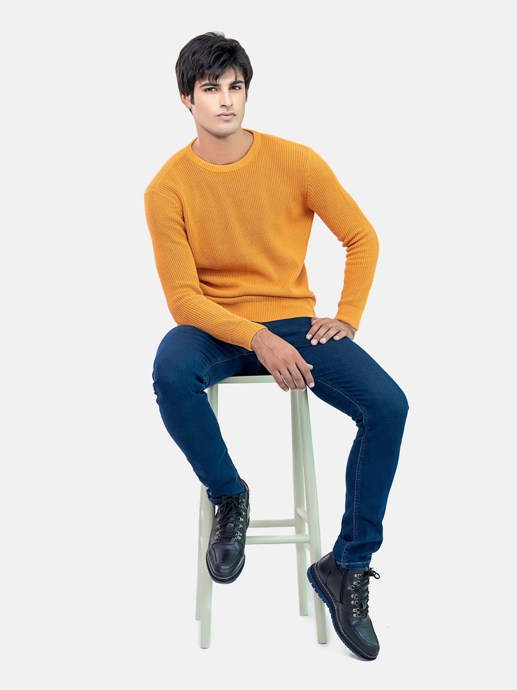 Mustard Knitted Jumper