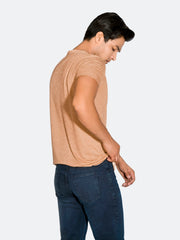 Mustard Light Weight V-Neck T-Shirt