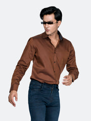 Mustard Structured Formal Shirt