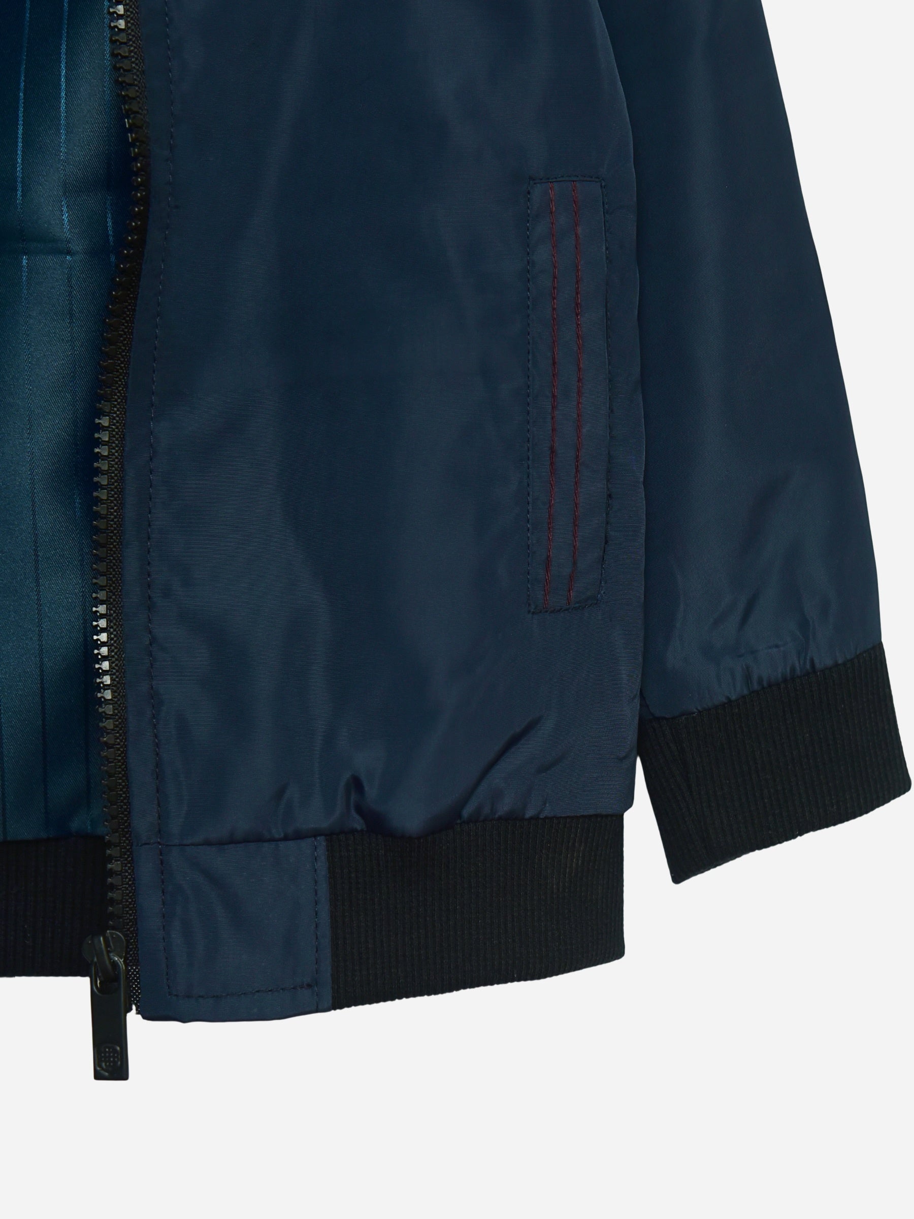Navy Blue Light Weight Casual Bomber Jacket