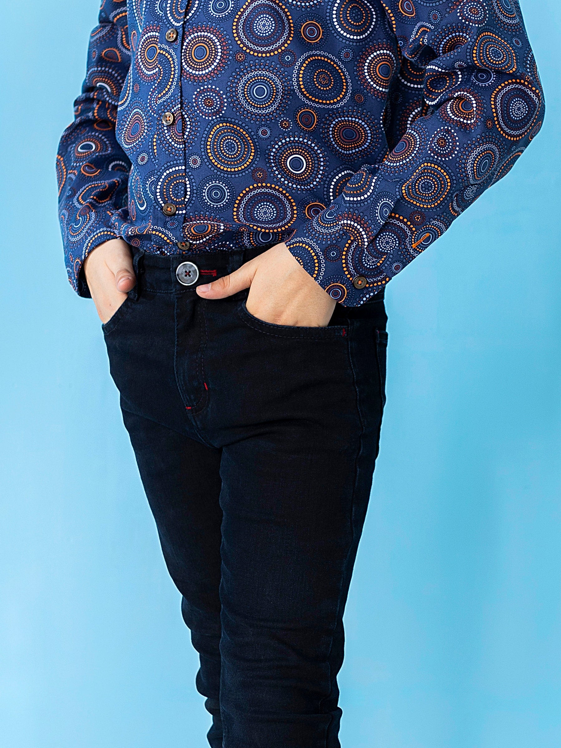 Navy Blue Slimfit Casual Jeans