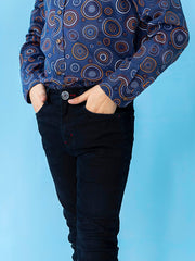 Navy Blue Slimfit Casual Jeans