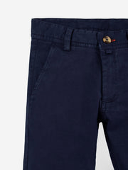 Navy Blue Structured Trouser