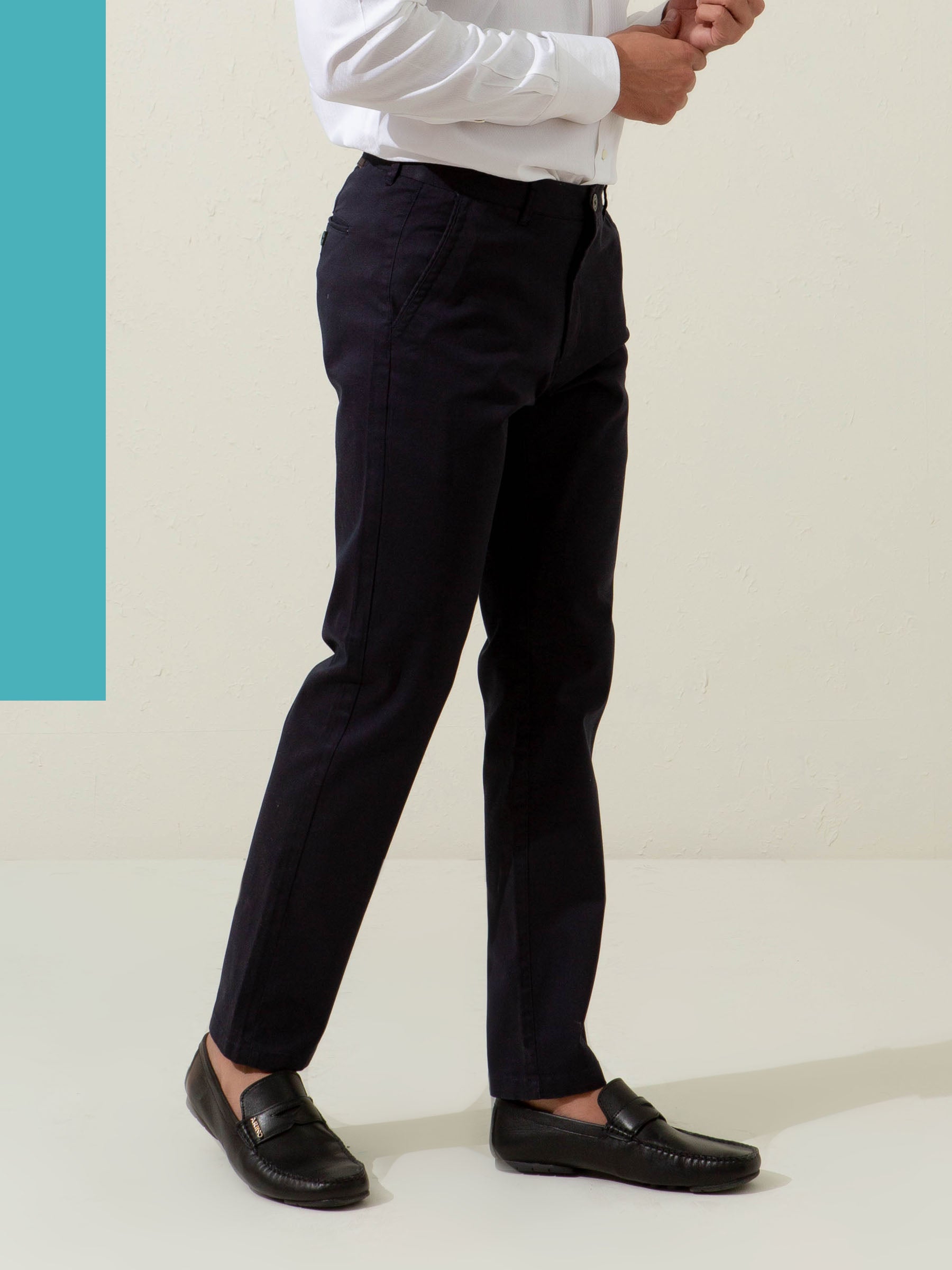 Navy Blue Twill Chino