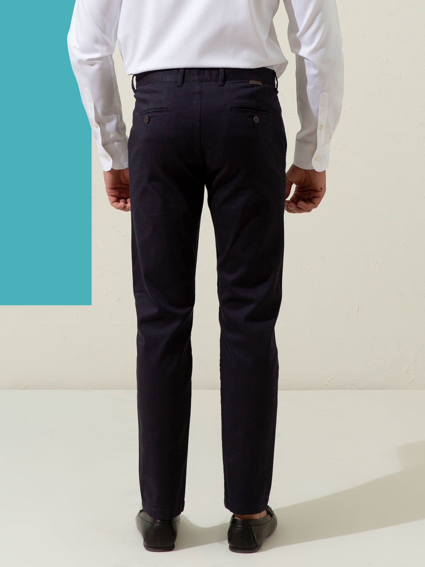 Navy Blue Twill Chino