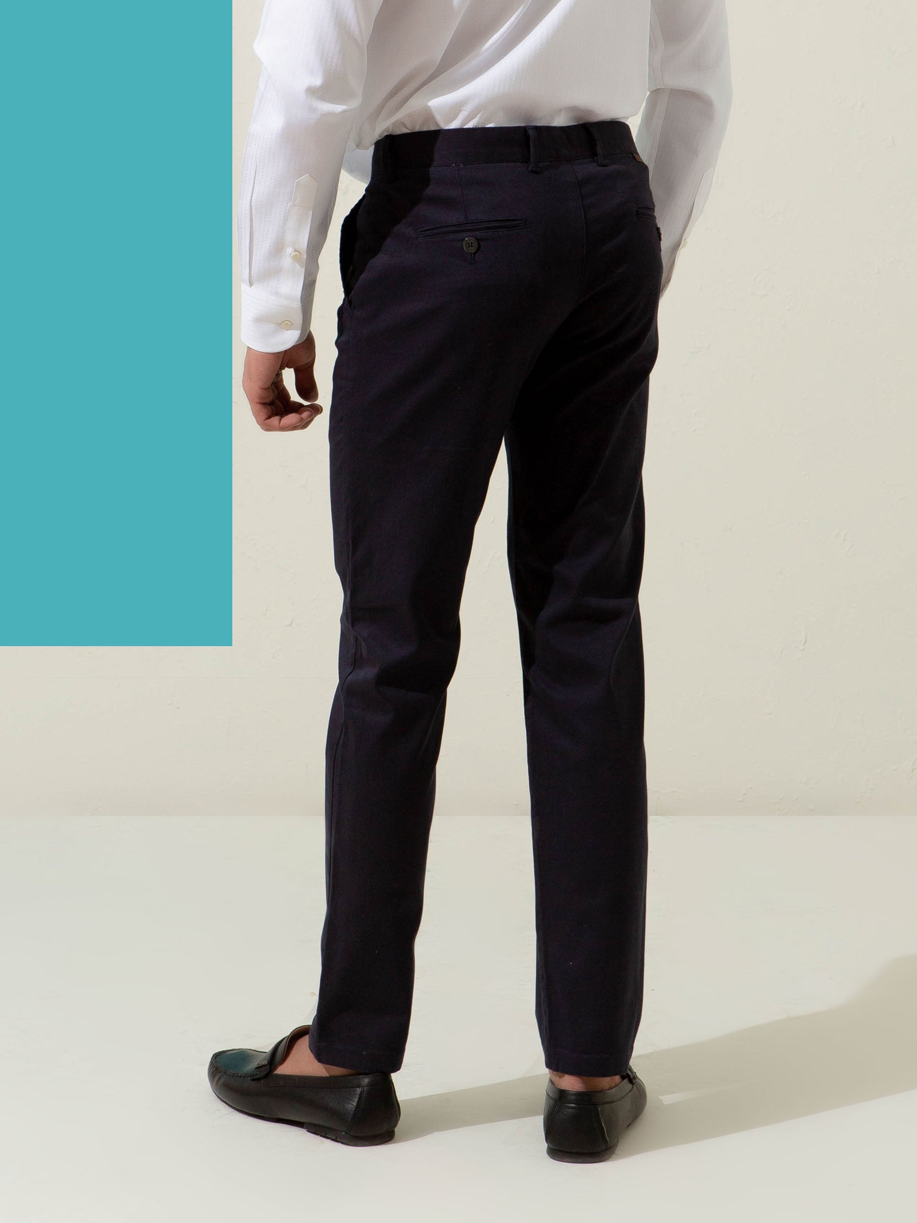 Navy Blue Twill Chino