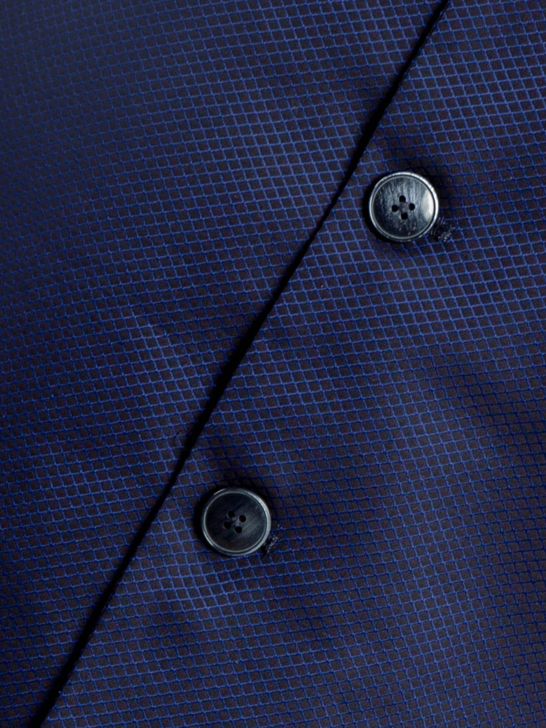Navy Diamond Patterned Waistcoat