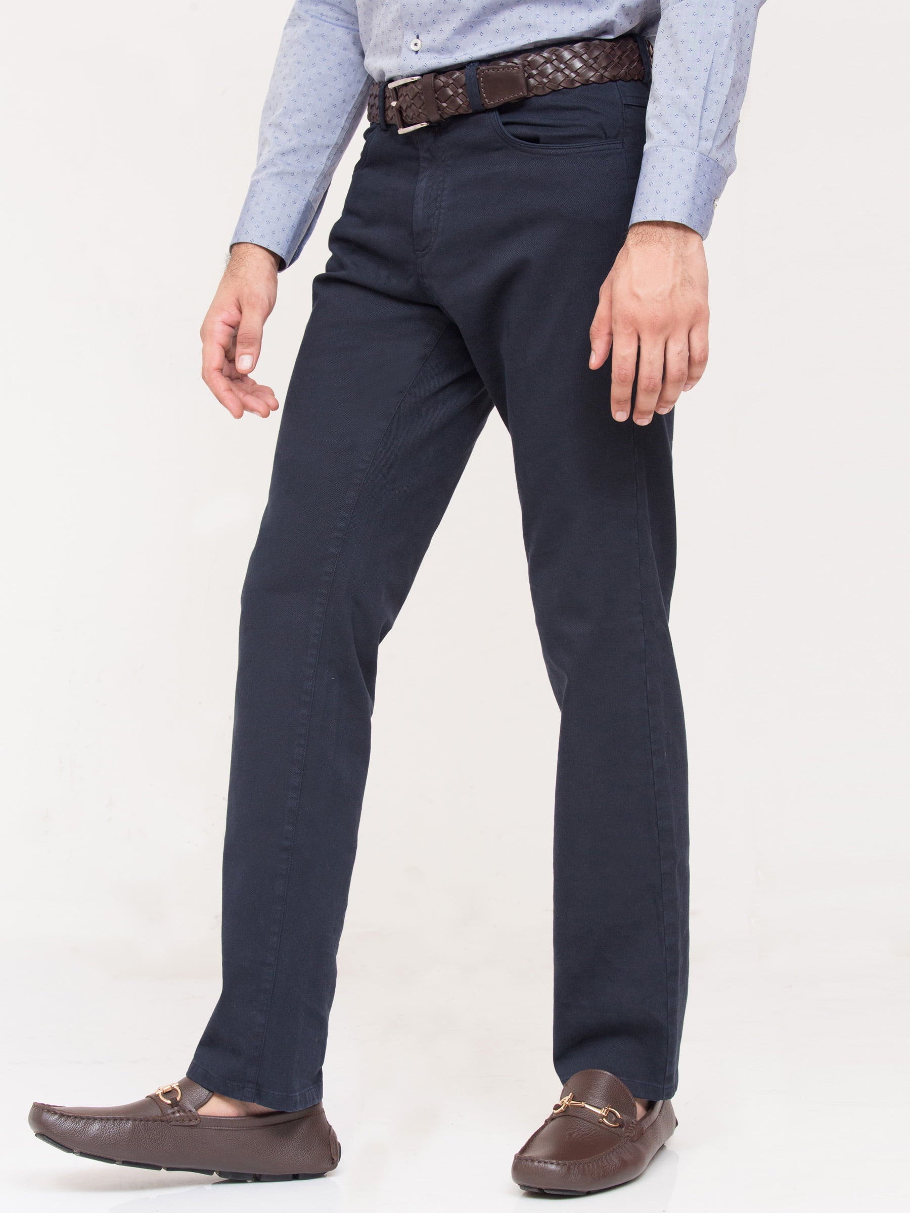 Navy Five Pocket Trouser
