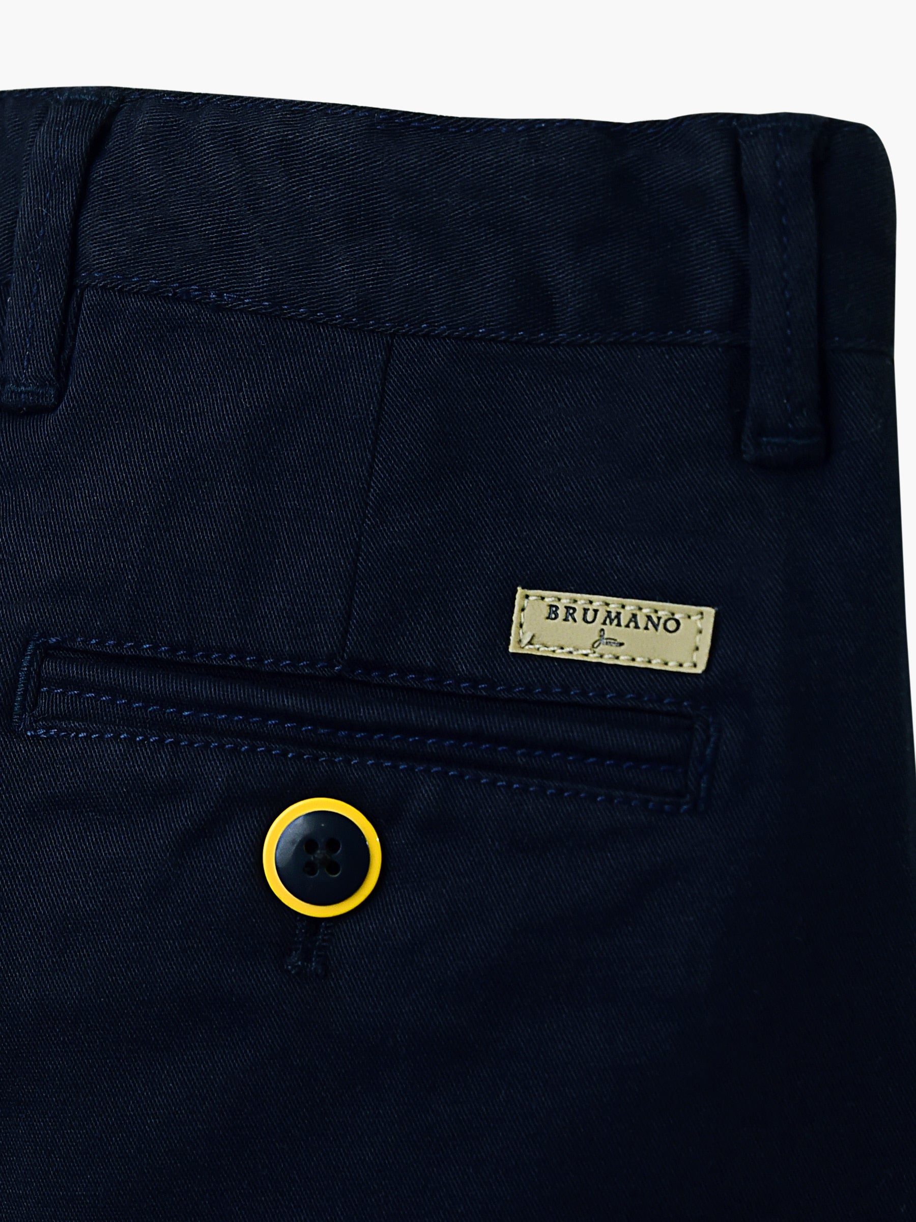 Navy Twill Casual Trouser