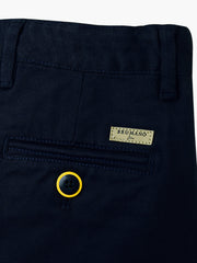 Navy Twill Casual Trouser
