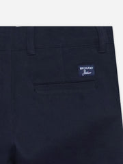 Navy Blue Casual Cotton Trouser - Junior