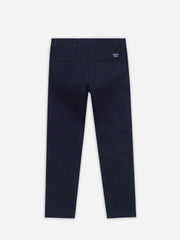 Navy Blue Casual Cotton Trouser - Junior