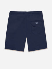 Navy Blue Cotton Casual Shorts - Junior