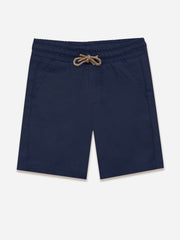 Navy Blue Cotton Casual Shorts - Junior