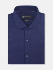Navy Blue Dobby Shirt