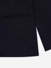 Navy Blue Structured Kids Casual Blazer