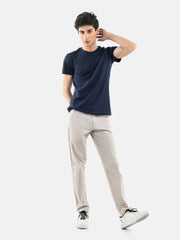 Navy Blue Basic Crew Neck T-Shirt