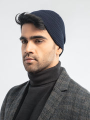 Navy Blue Beanie Cap