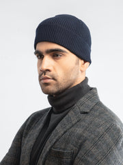 Navy Blue Beanie Cap