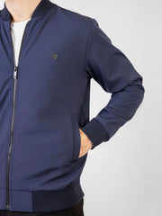 Navy Blue Bomber Jacket