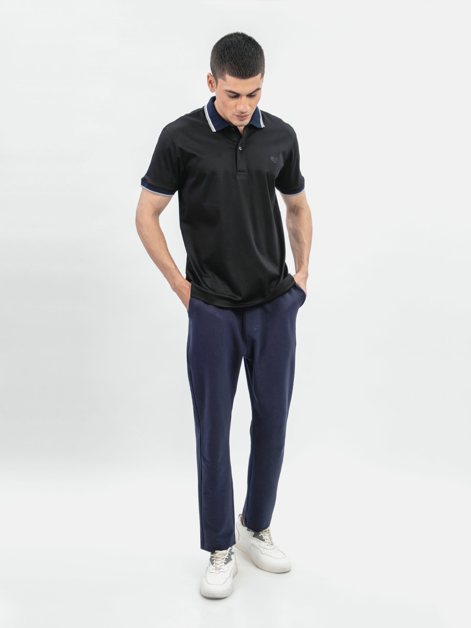 Navy Blue Everyday Knitted Pajama
