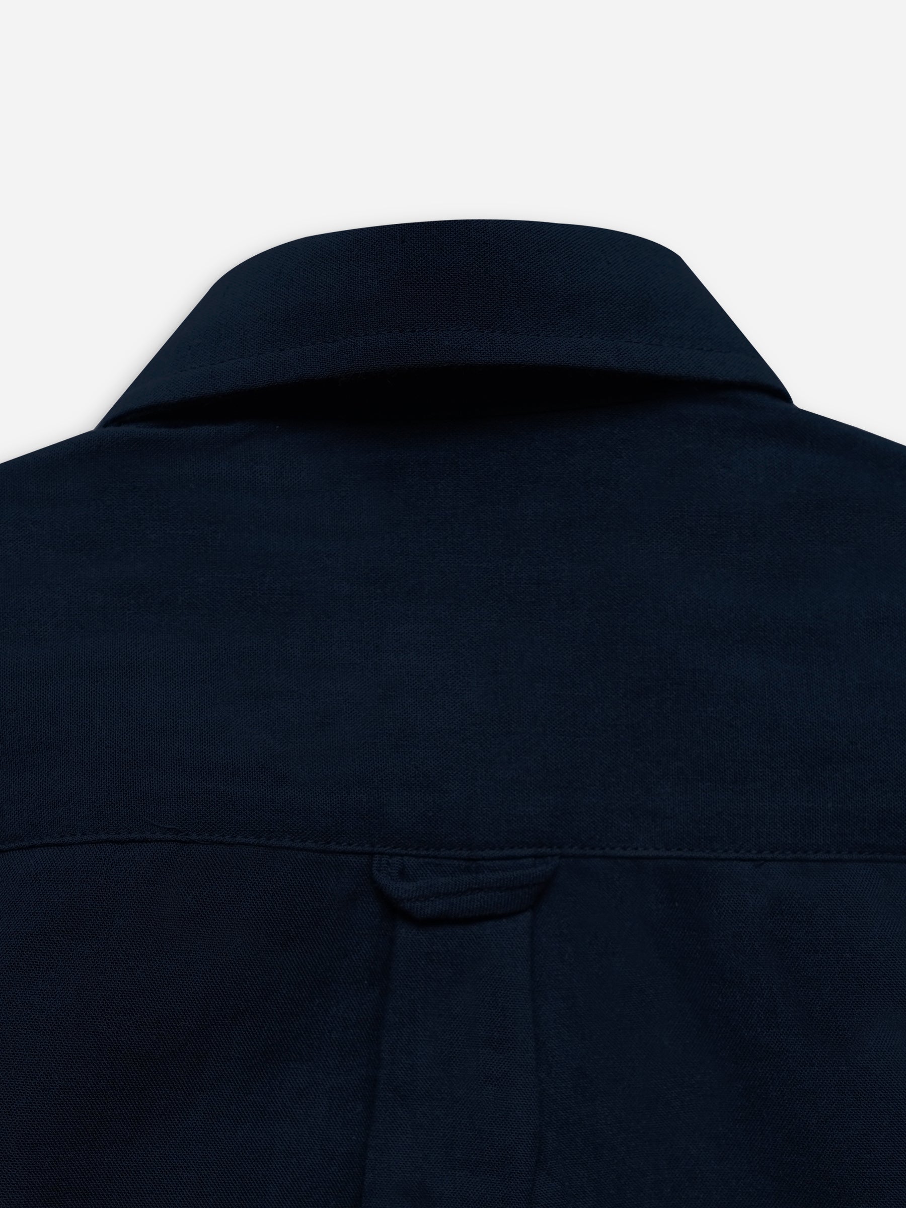 Navy Blue Half Sleeve Casual Shirt With Pocket Detailing