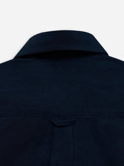 Navy Blue Half Sleeve Casual Shirt With Pocket Detailing