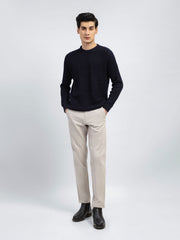Navy Blue Knitted Jumper
