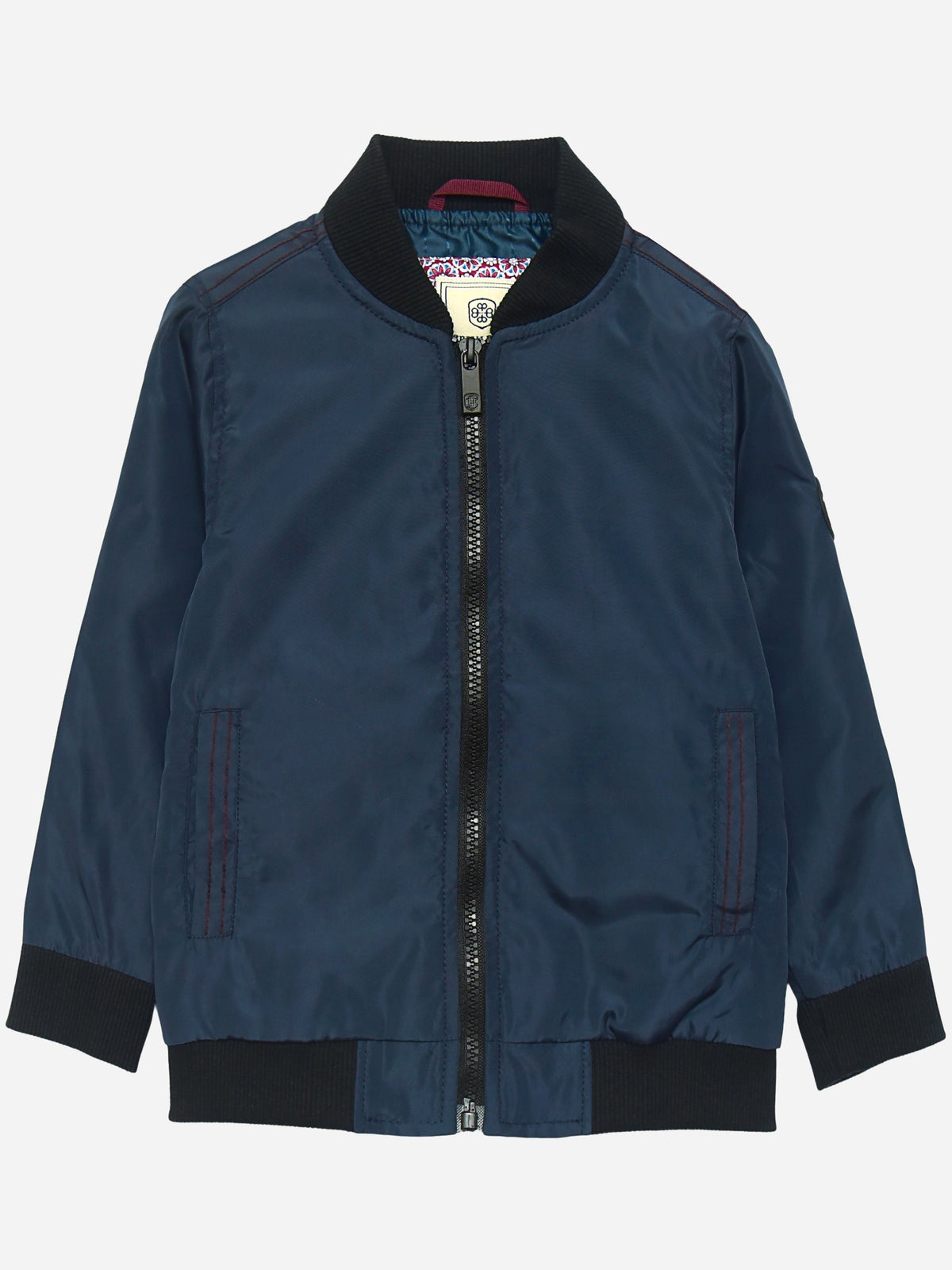 Navy Blue Light Weight Casual Bomber Jacket