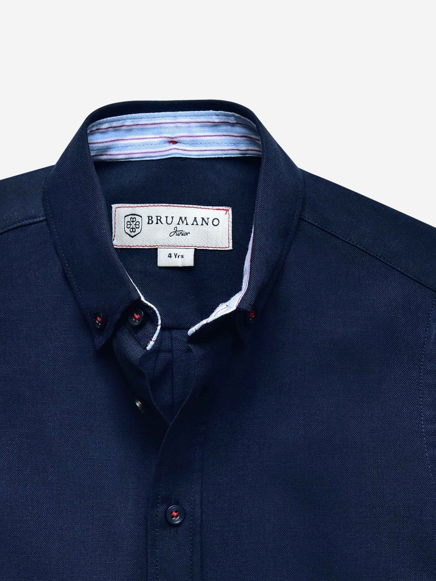 Navy Blue Oxford Button Down Casual Shirt