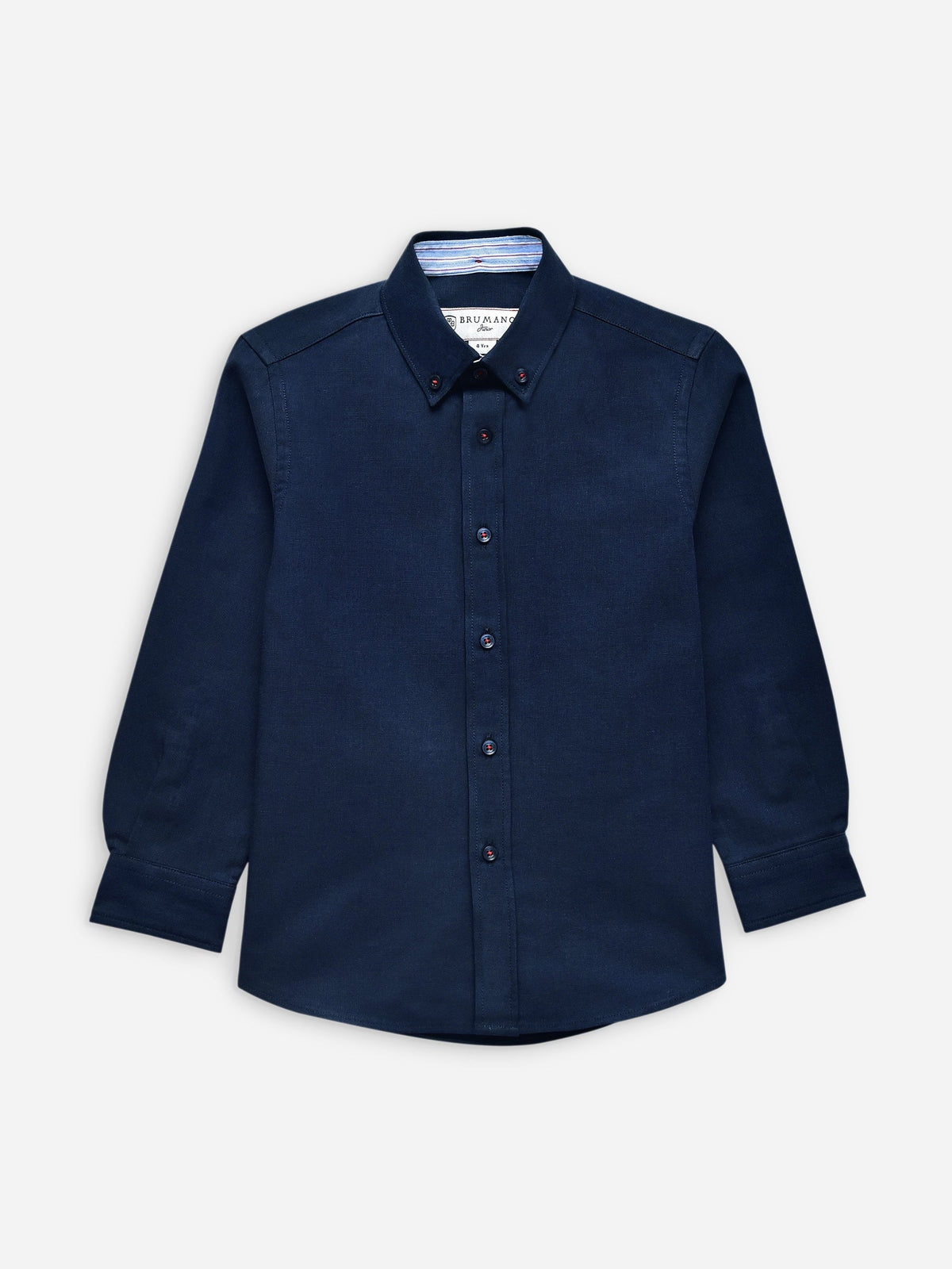 Navy Blue Oxford Button Down Casual Shirt