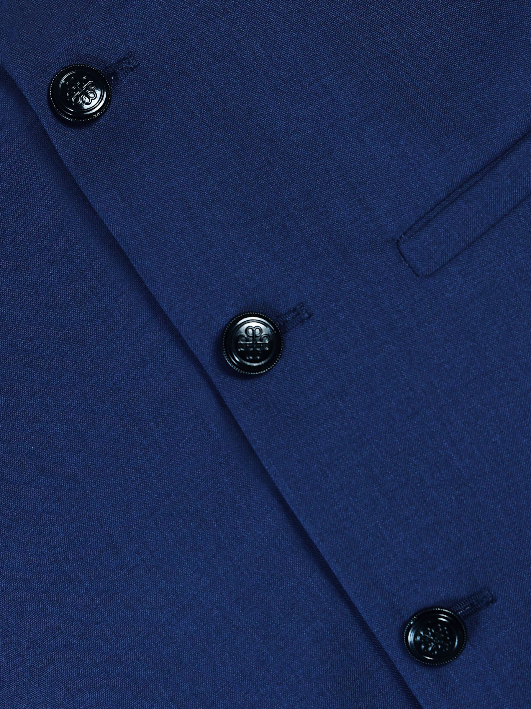 Navy Blue Rounded Formal Waistcoat