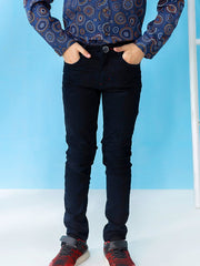 Navy Blue Slimfit Casual Jeans