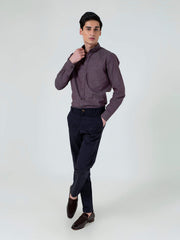 Navy Blue Slimfit Chino With Gurkha Style Buttons