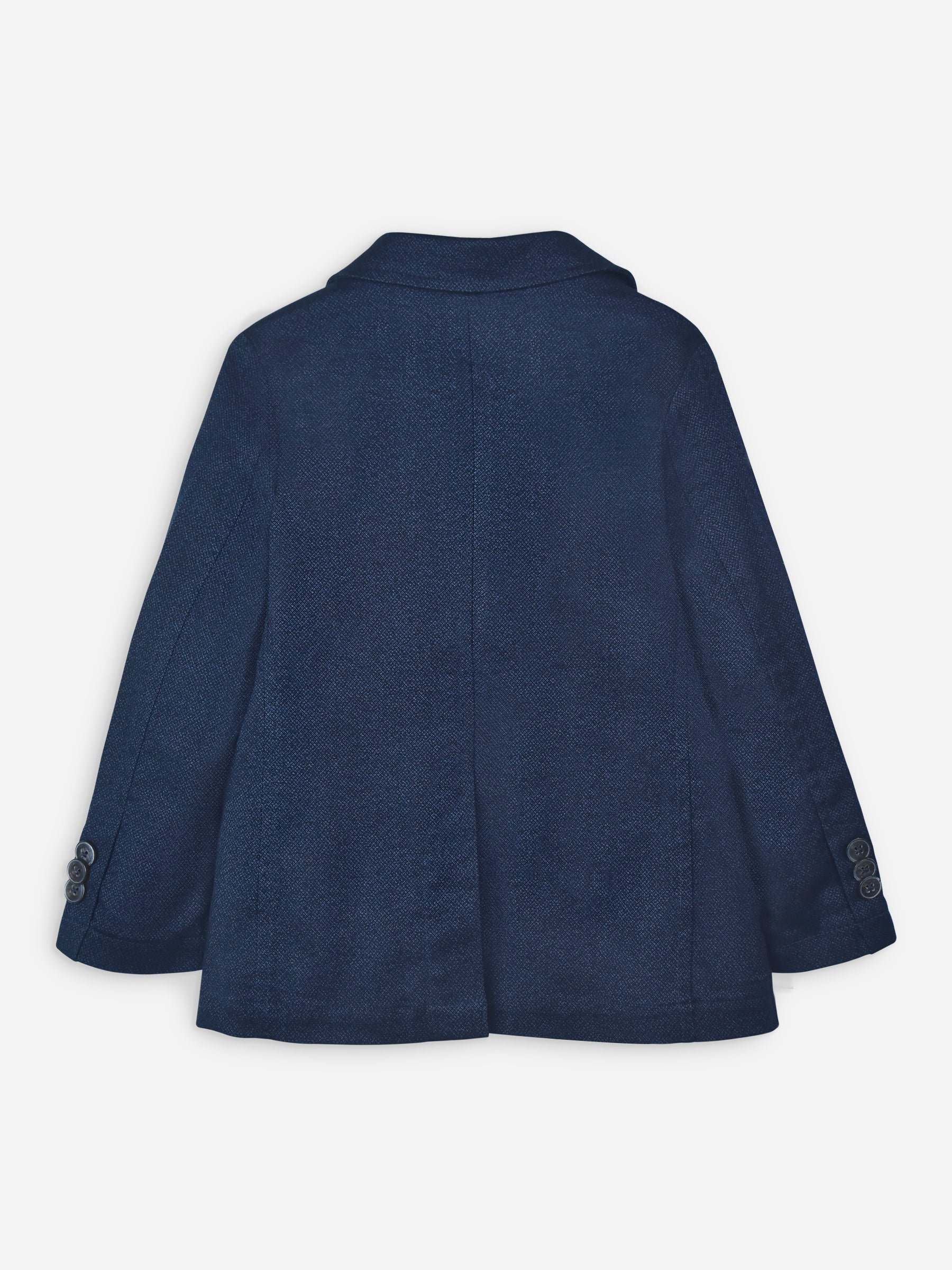 Navy Blue Structured Kids Blazer