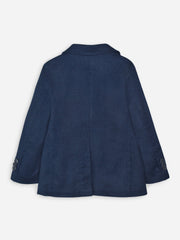 Navy Blue Structured Kids Blazer
