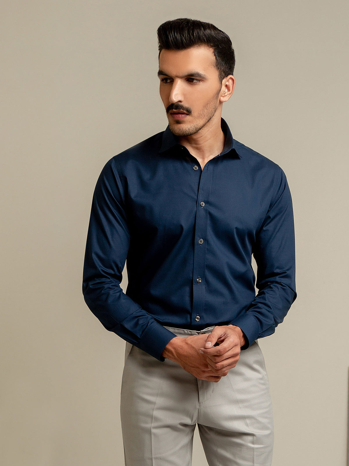 Navy Blue Super Fine Formal Shirt