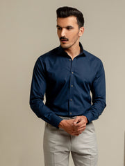 Navy Blue Super Fine Formal Shirt