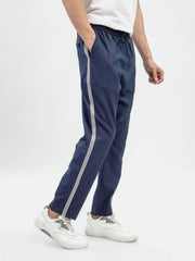 Navy Blue Super Soft Cotton Pajama With Detailing