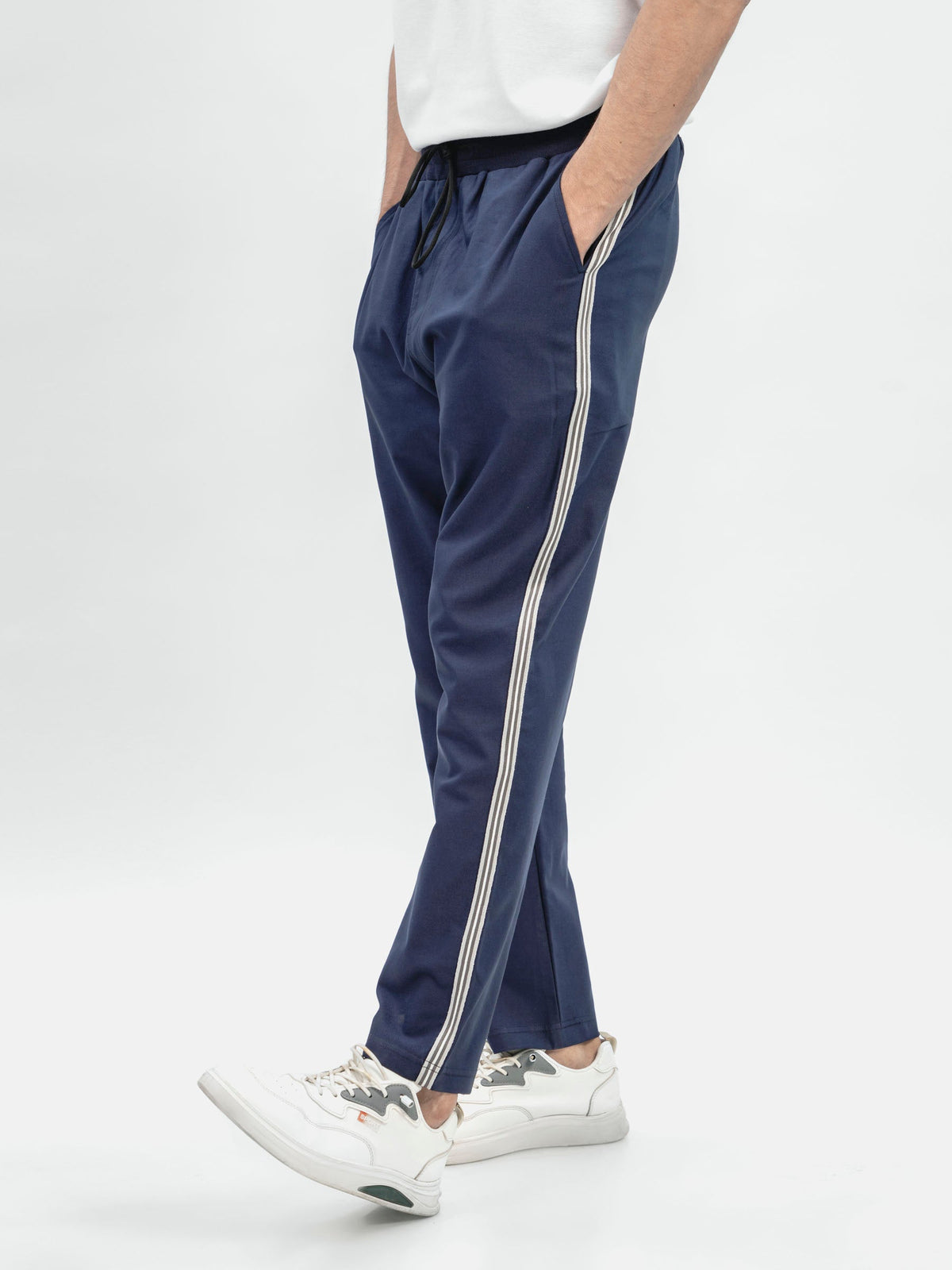 Navy Blue Super Soft Cotton Pajama With Detailing