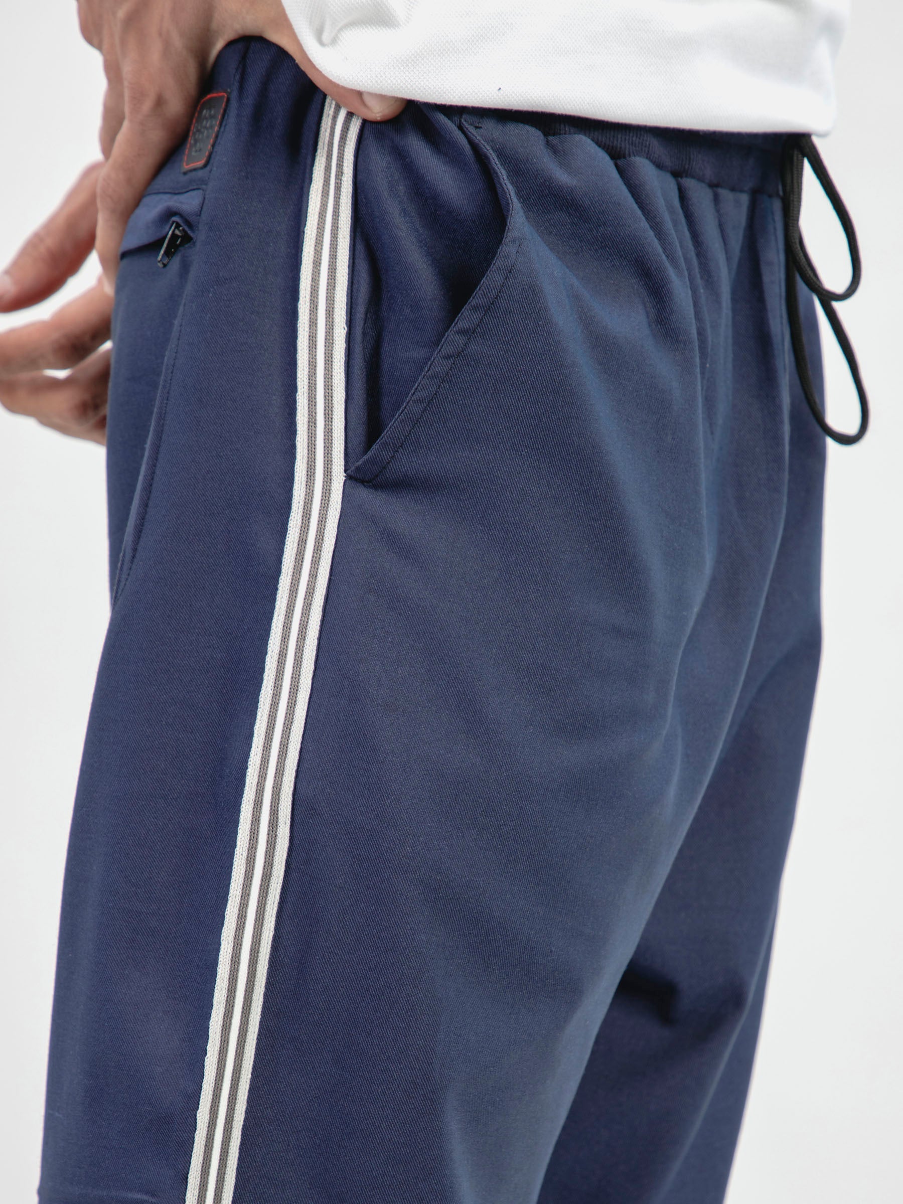 Navy Blue Super Soft Cotton Pajama With Detailing