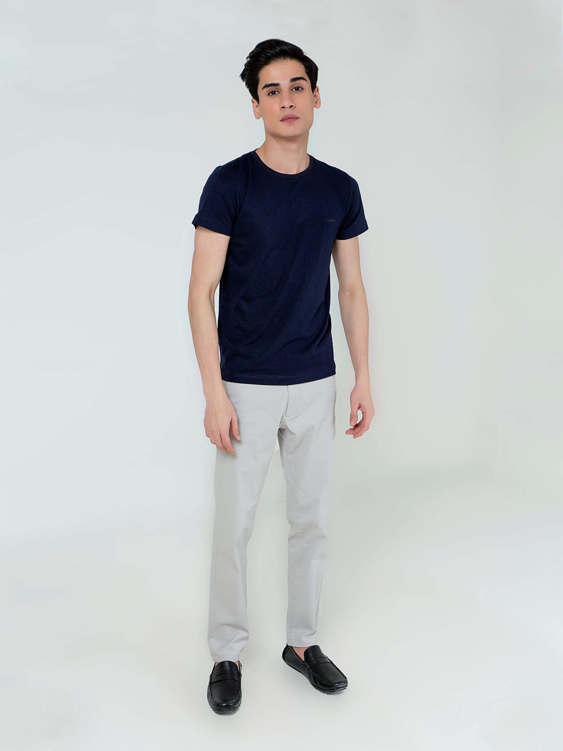 Navy Blue Super Soft Crew Neck T-Shirt