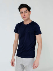 Navy Blue Super Soft Crew Neck T-Shirt