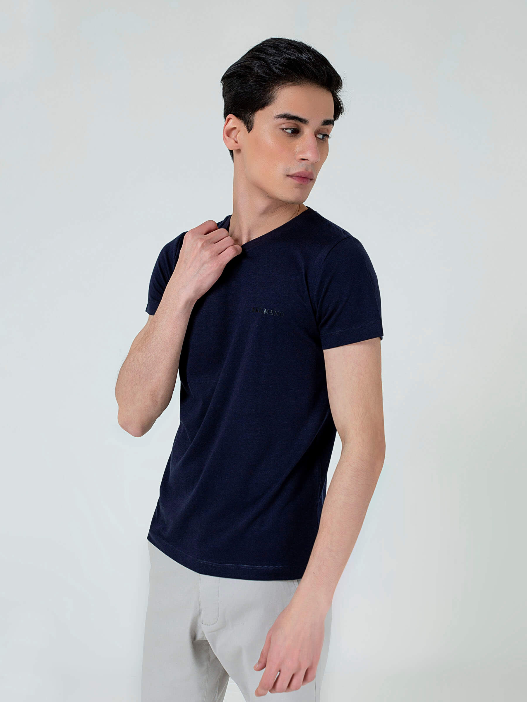 Navy Blue Super Soft Crew Neck T-Shirt