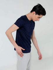 Navy Blue Super Soft Crew Neck T-Shirt