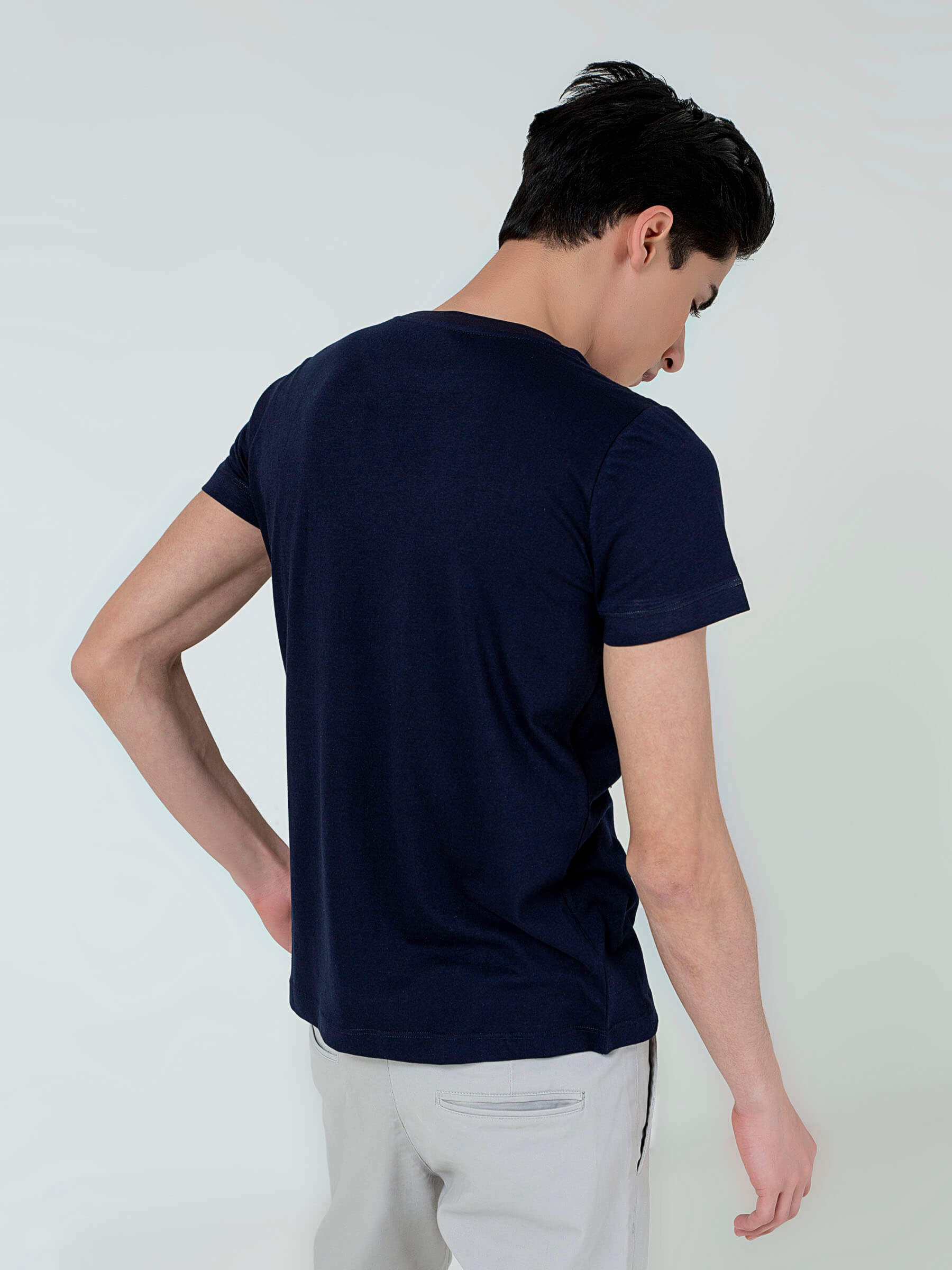 Navy Blue Super Soft Crew Neck T-Shirt