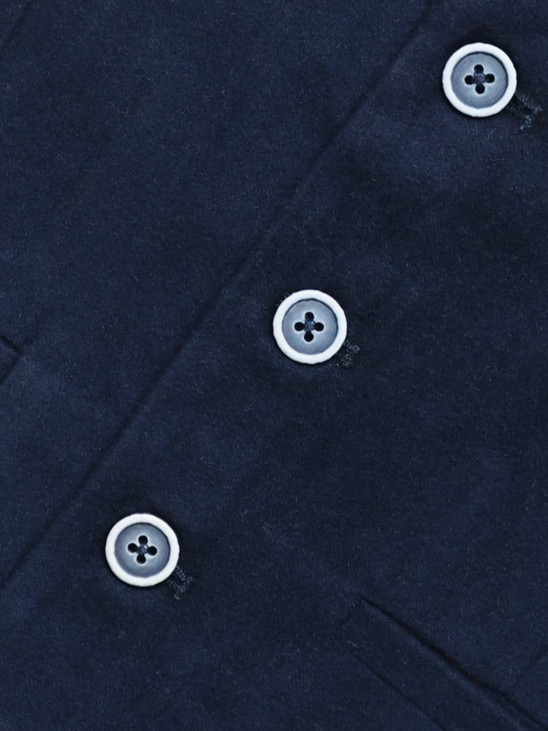 Navy Blue Velvet Formal Vest - Junior