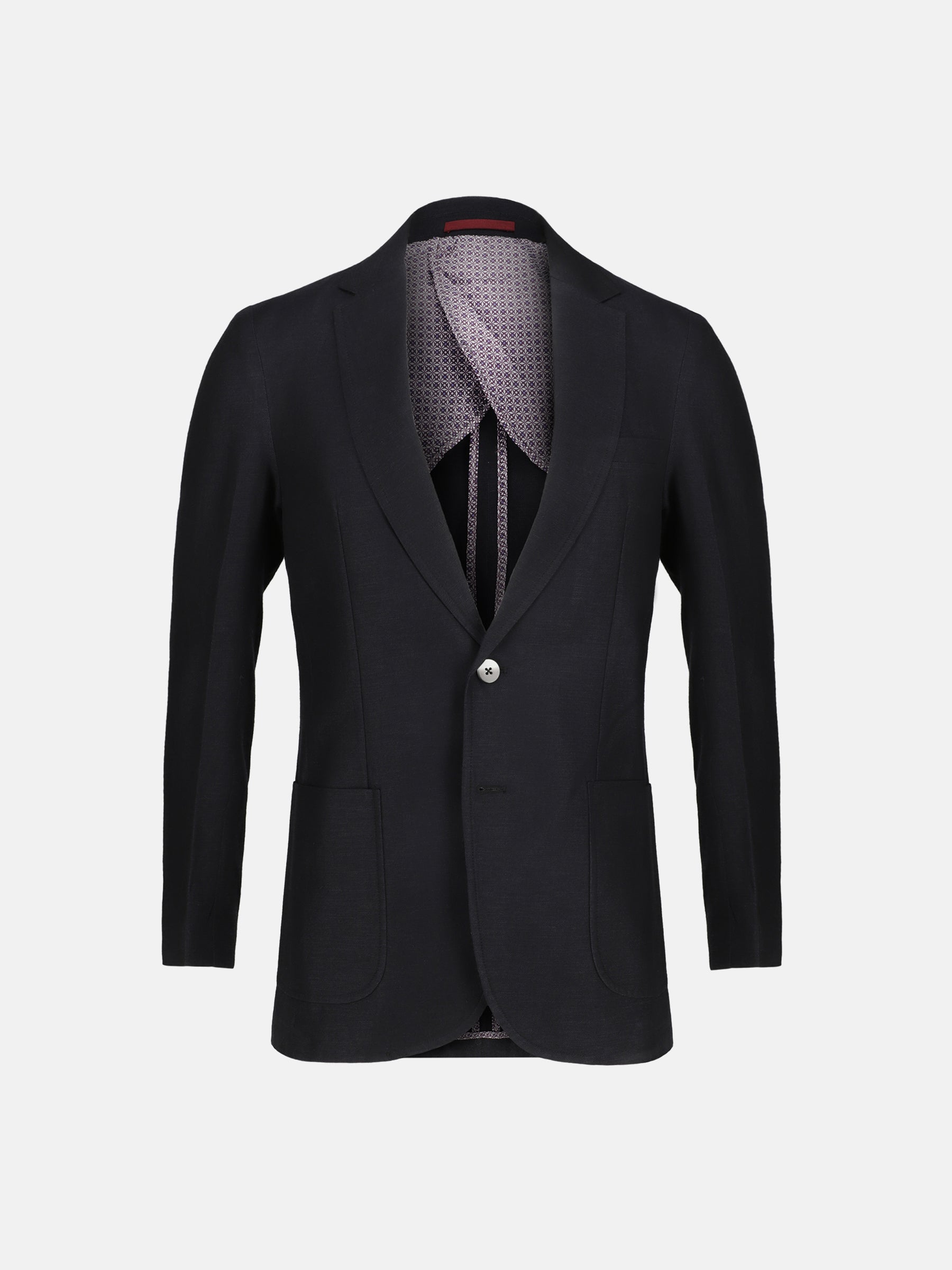 Navy Blue Wool Blazer