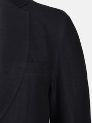 Navy Blue Wool Blazer
